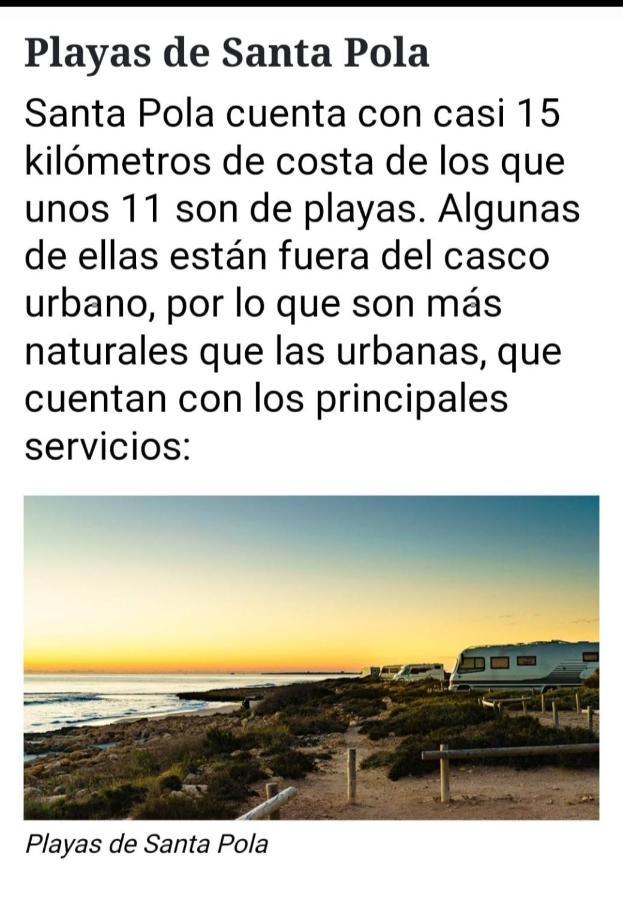 Eva Santa Pola Apartment Luaran gambar